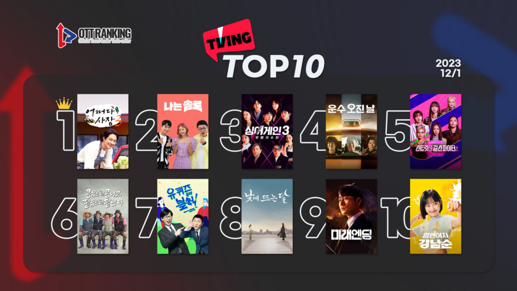 231201티빙TOP10