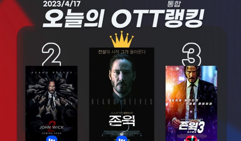 [오늘의 OTT 통합 랭킹] 4월 17일 – ‘시즌제’ 새로운 성공 공식