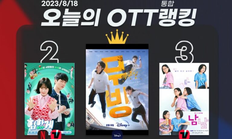 [오늘의 OTT 통합 랭킹] 8월 18일 – 초능력이 대세